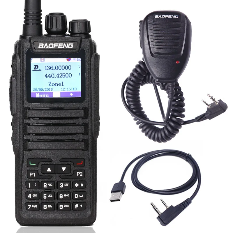 Портативная рация Baofeng DM-1701 Talkie с двойным временным слотом DMR цифровой аналоговый