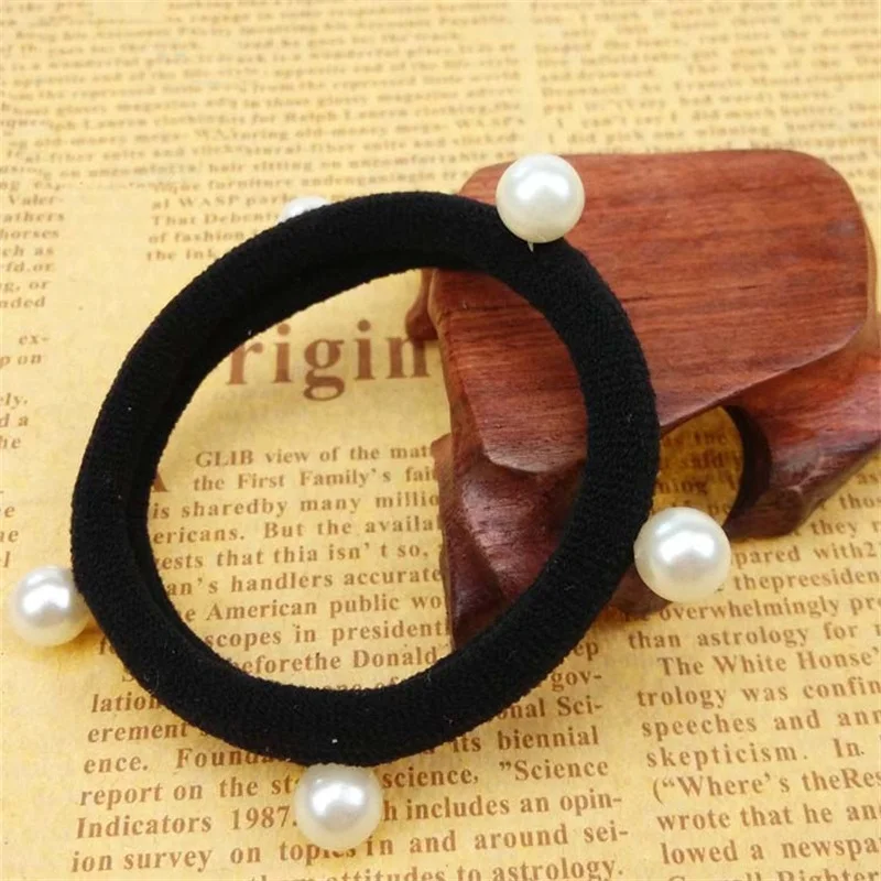 

New Black pearls Headwear Hair Accessories For Women Headband,Elastic Bands For Hair For Girls,Hair Band Hair Ornaments For Kids