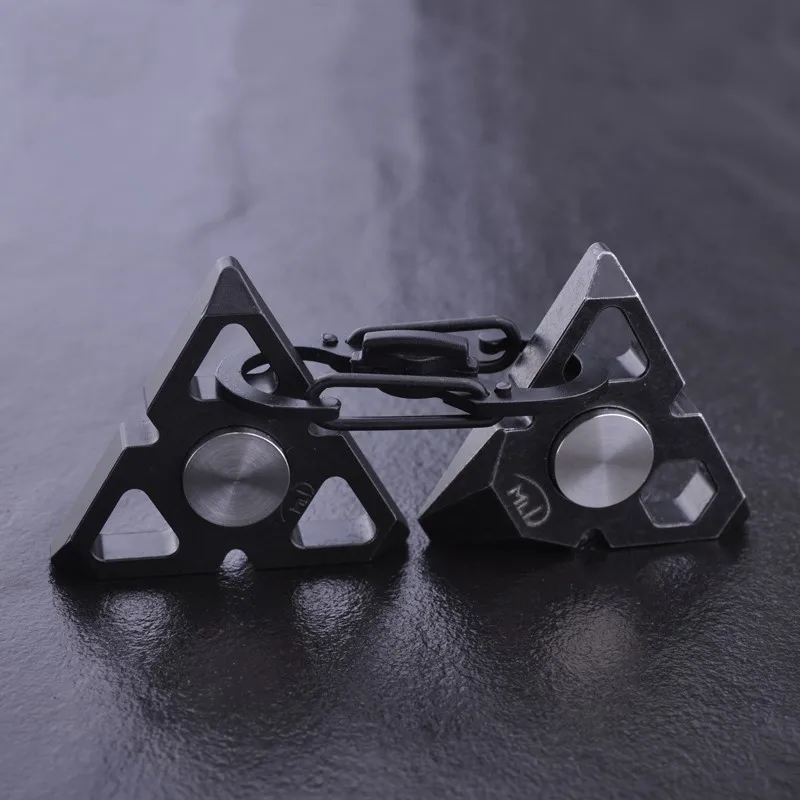Мини треугольный наконечник гироскопа Мини треугольник лом гироскопа из нержавеющей стали игрушки для взрослых EDC