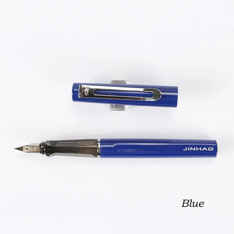 Jinhao 599 авторучка Роскошная металлическая перо Caneta Tinteiro простой стиль офисная