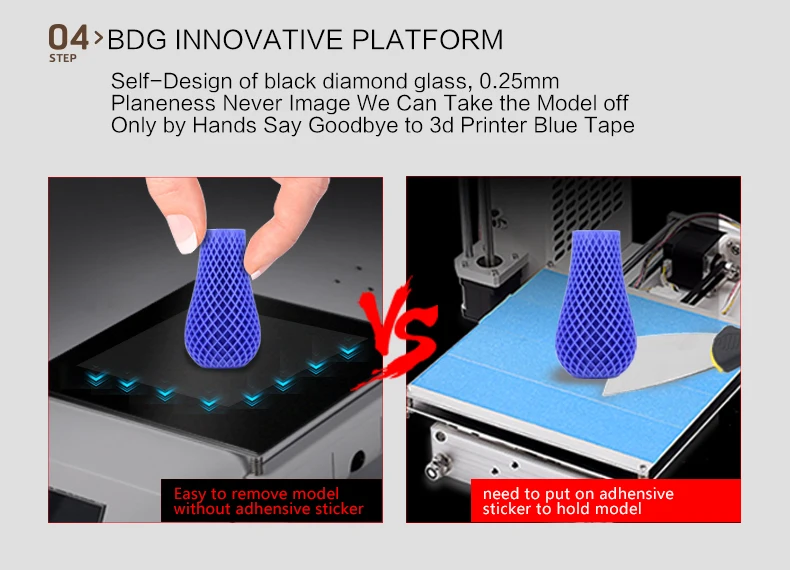 JGAURORA 3d принтер комплект Diy A3S полчаса сборки нити иссякнут обнаружения печать