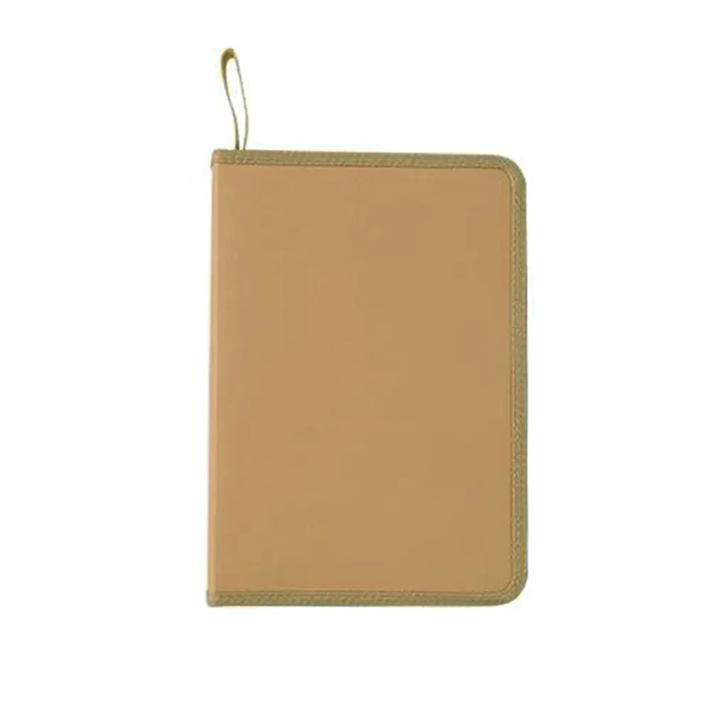 

With Zipper Canvas Folding School Storage Bag Multi Slots Stationery Pencil Case Large Capacity Portable Practical Pouch Student