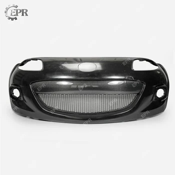 

FRP Bumper For Mazda MX5 Roaster Miata NC3 OEM Glass Fiber Front Bumper Sets With Carbon Fiber Front Grille&Fog Light Cover
