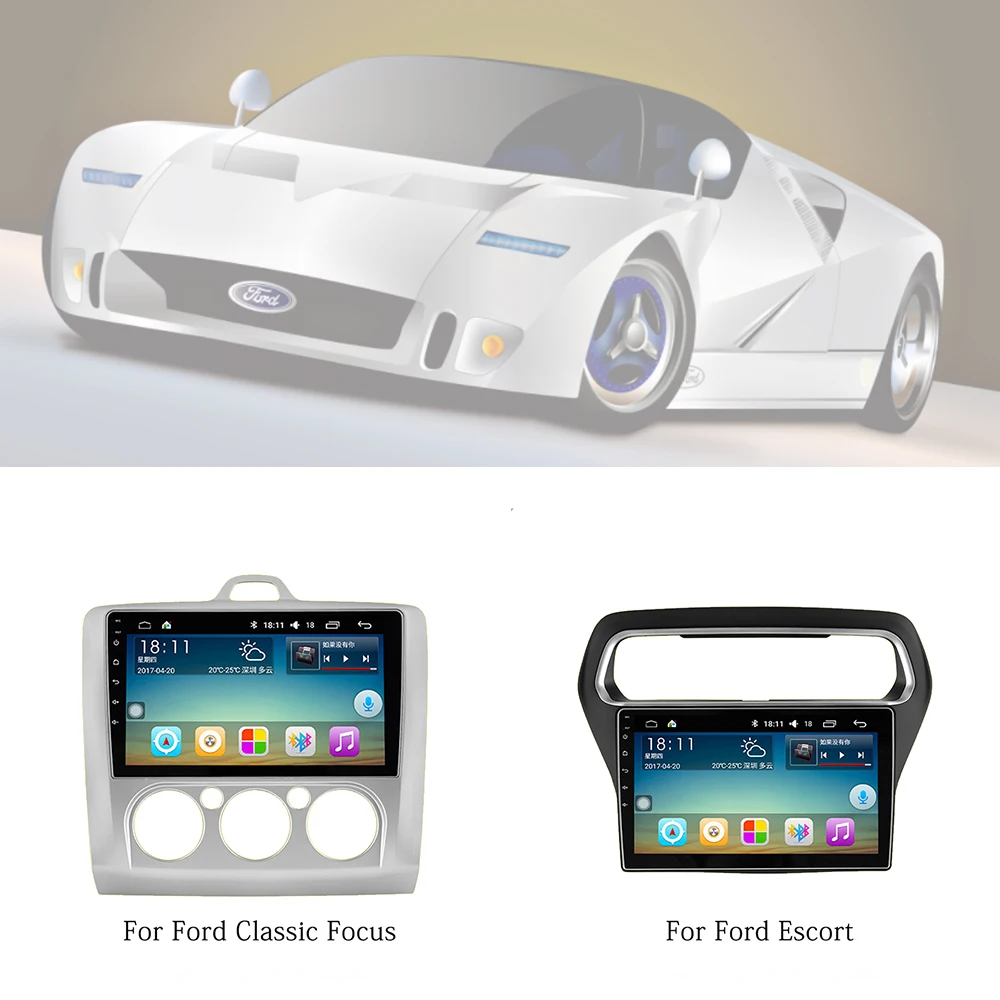 Panlelo Android7.1 Car Stereo 2 Din For Ford Classic Focus Escort Mondeo Kuga Ecosport Edge Taurus 1GB RAM 16GB ROM Quad Core BT Panlelo Android7.1 Car Stereo 2 Din For Ford Classic Focus Escort Mondeo Kuga Ecosport Edge Taurus 1GB RAM 16GB ROM Quad Core BT