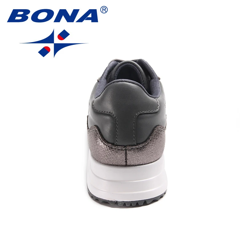 BONA/Новое поступление; типичный стиль; женские кроссовки на шнуровке; женская спортивная обувь; удобные уличные кроссовки для бега;