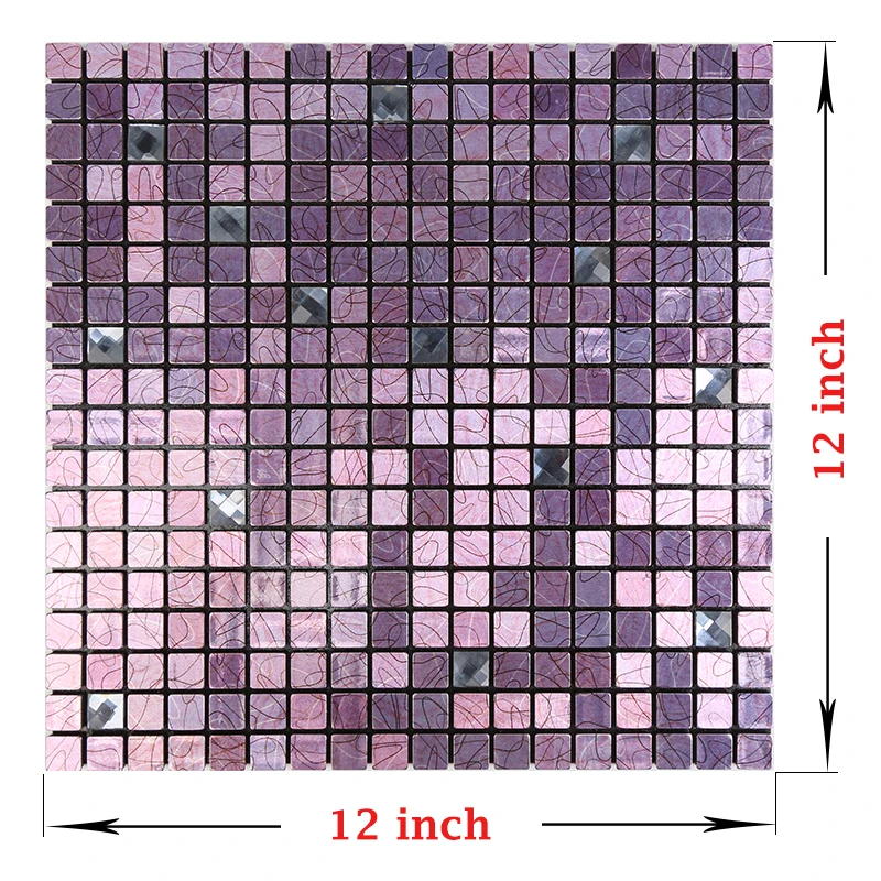 HomeyMosaic 11 шт. наклейки на стену художественный дизайн украшение дома фиолетовый