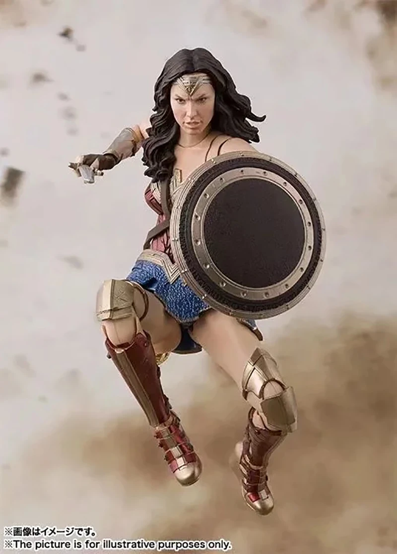 СВЧ DC Comics Лига Справедливости Wonder Woman ПВХ фигурка Коллекционная модель игрушки Рождественский подарок
