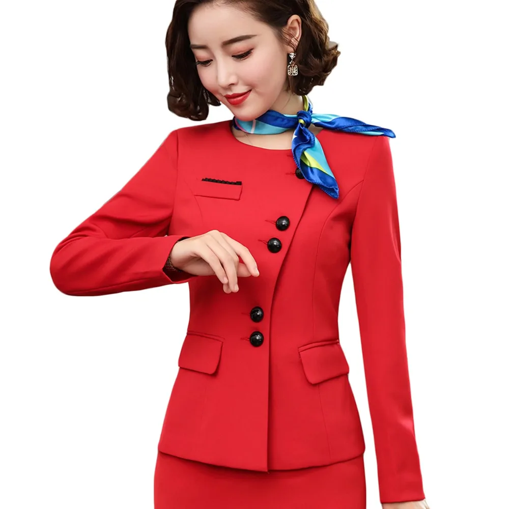 Женская одежда больших размеров, красный офисный Женский блейзер с пуговицами, пиджак и блейзер для офисных леди, деловая официальная одежда, 5XL 6XL 7