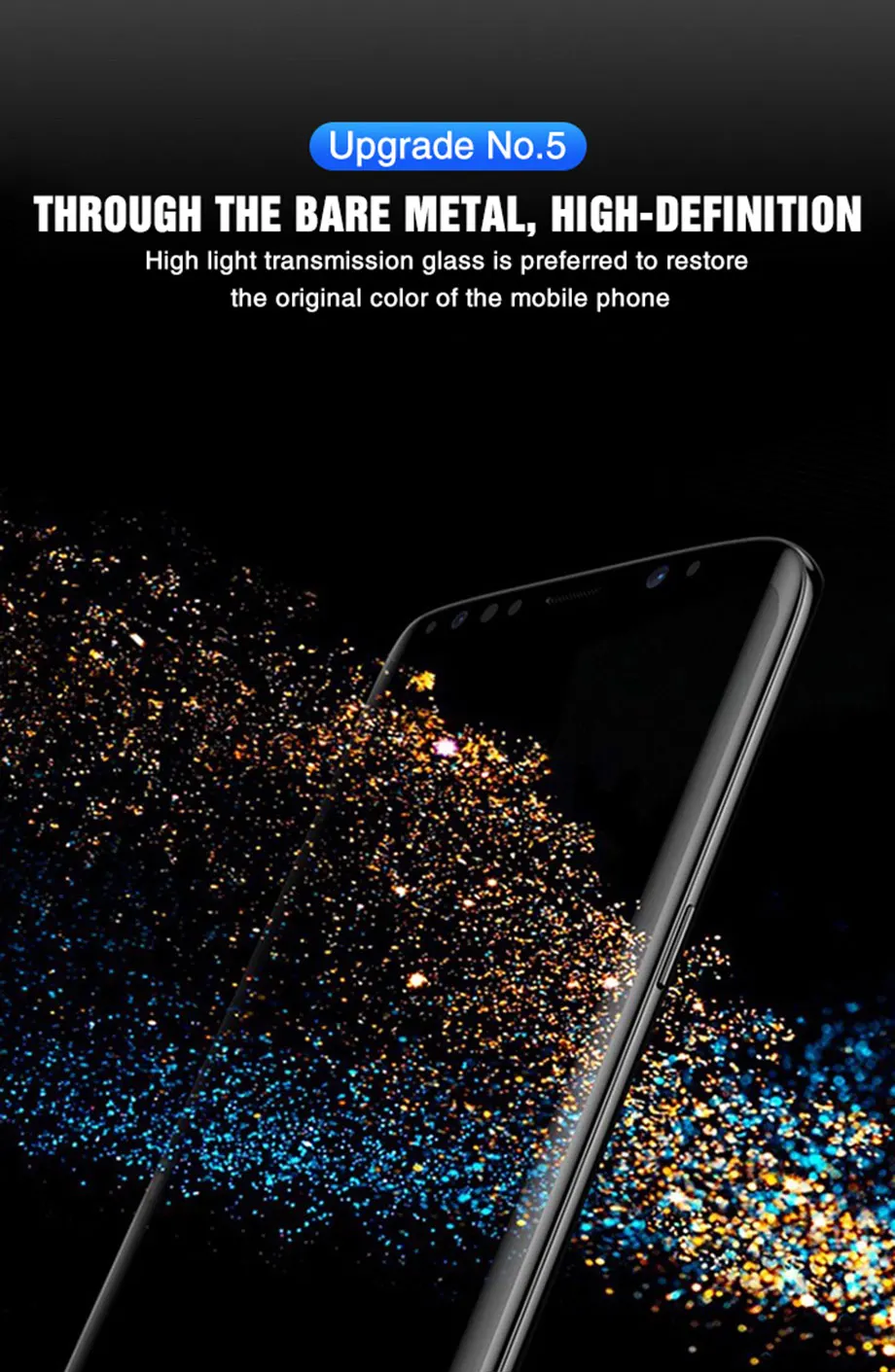 40D Full Curved Tempered Glass For Samsung Galaxy S8 S9 Plus Note 8 9 Screen Protector Glass For Samsung S7 Edge Protective Film