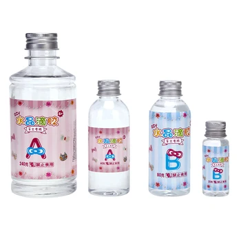 

2Pcs/Set Crystal Clear Resin Pigment Epoxy Transparent Clear Resin Art Craft For Jewelry Making DIY Tools Transparent