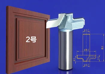

Shank 12.7mm 1/2" CNC Engraving Router Bits Woodworking Tungsten Carbide Mill Carving Tool for Sliding Door and Cabinet Model 2
