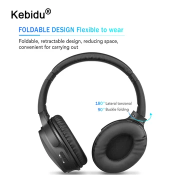 

kebidu Bluetooth stereo headphones Wireless headphones Bluetooth 5.0 headset headphones with Microphone for phones