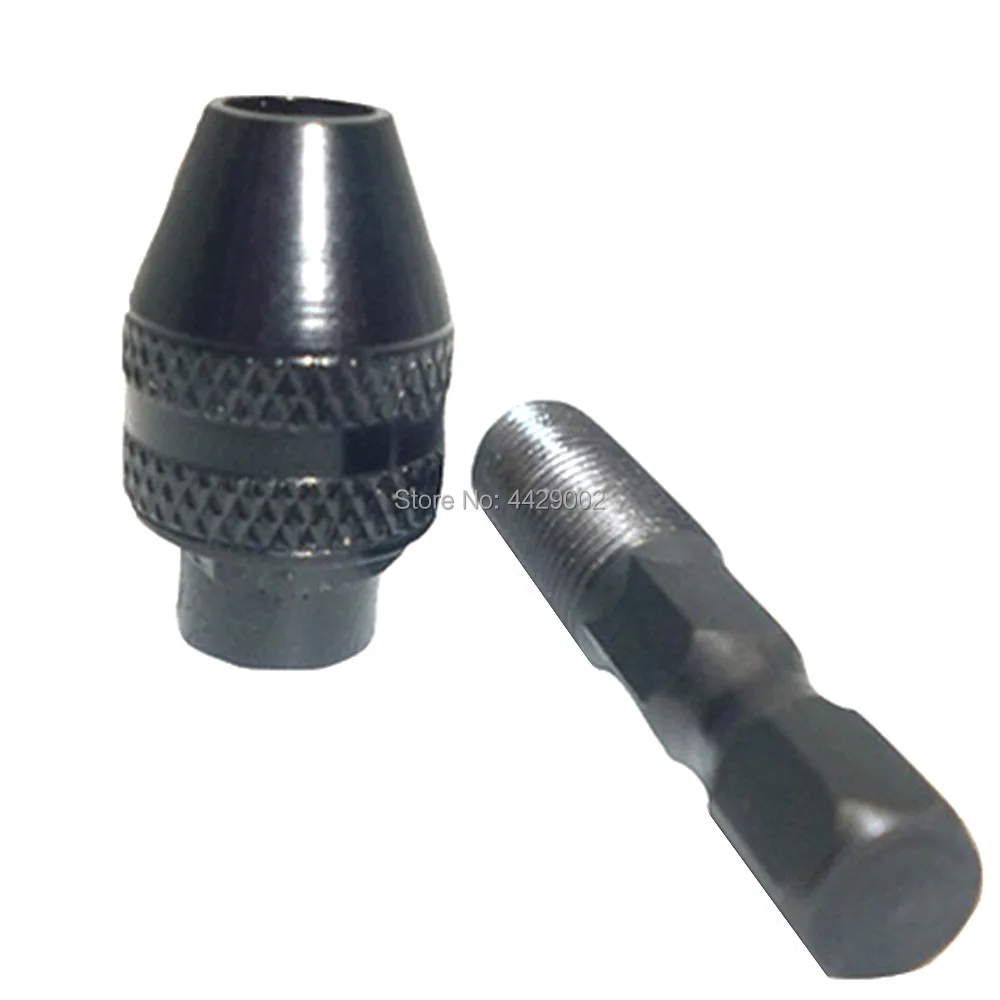 Keyless Drill Bit Chuck 1/4 Inch Quick Change Adapter Converter Hex