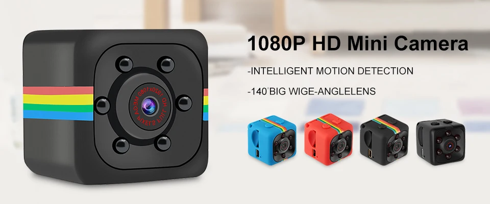 1080P Мини SQ11 DVR DV охотничья камера видеокамера Full HD 140 градусов широкоугольный ИК ночного видения Спортивная камера для записи