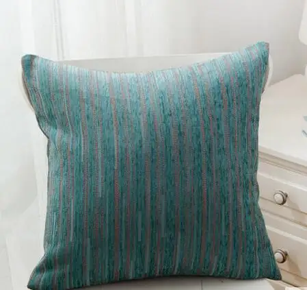 Синий кофе в простом стиле полосатый рисунок диван Чехлы спинки наволочки Большие размеры квадратный наволочка украшений