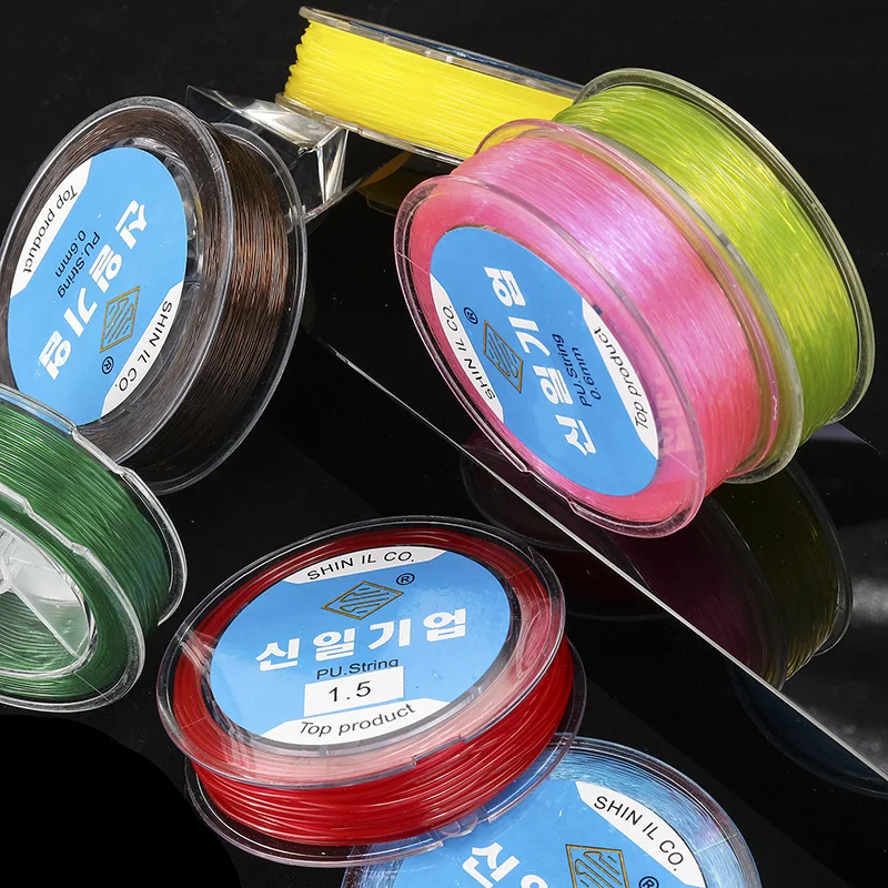 

LanLi super nylon line 0.5/0.6/0.7/0.8/1.0/1.2mm multicolor Crystal thread elastic thread DIY jewelry Accessories angling