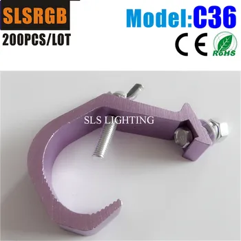 

200PCS/LOT Heavy duty hook aluminium truss tigger clamp stage light moving head led par hook style Eye Ring Coupler Pro O-Clamp