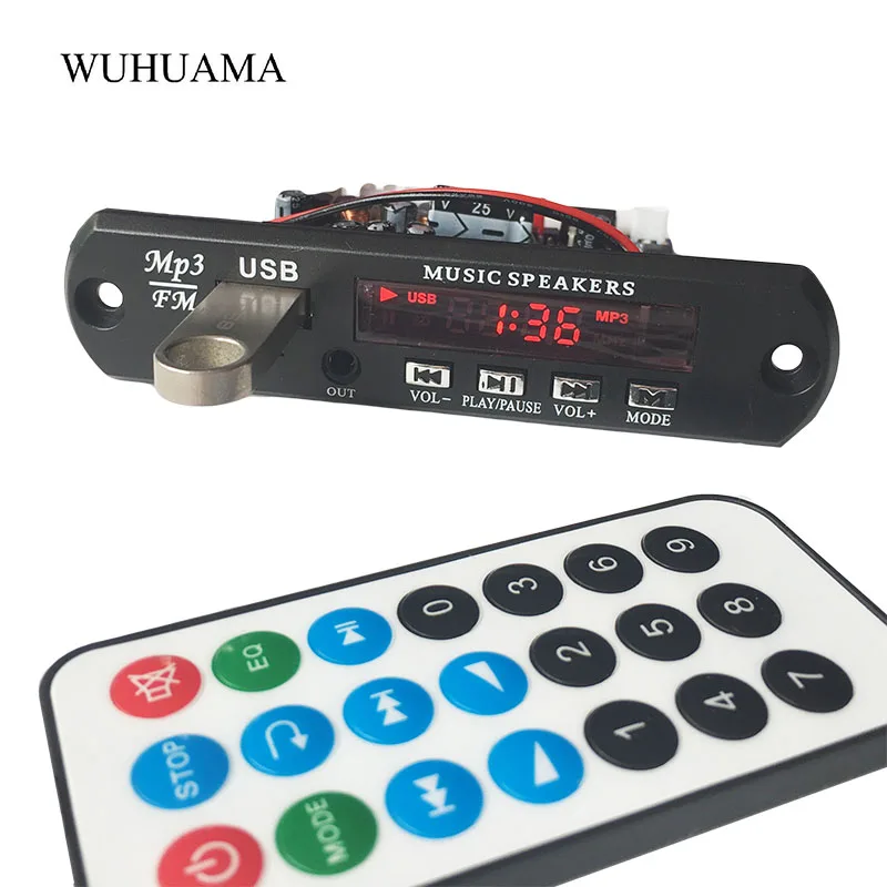 

12V Bluetooth 4.0 APE FLAC WAV WMA MP3 AMP Audio Decoder Board Stereo Receiver 10W+10W Dgital Amplifiers APP Control Radio