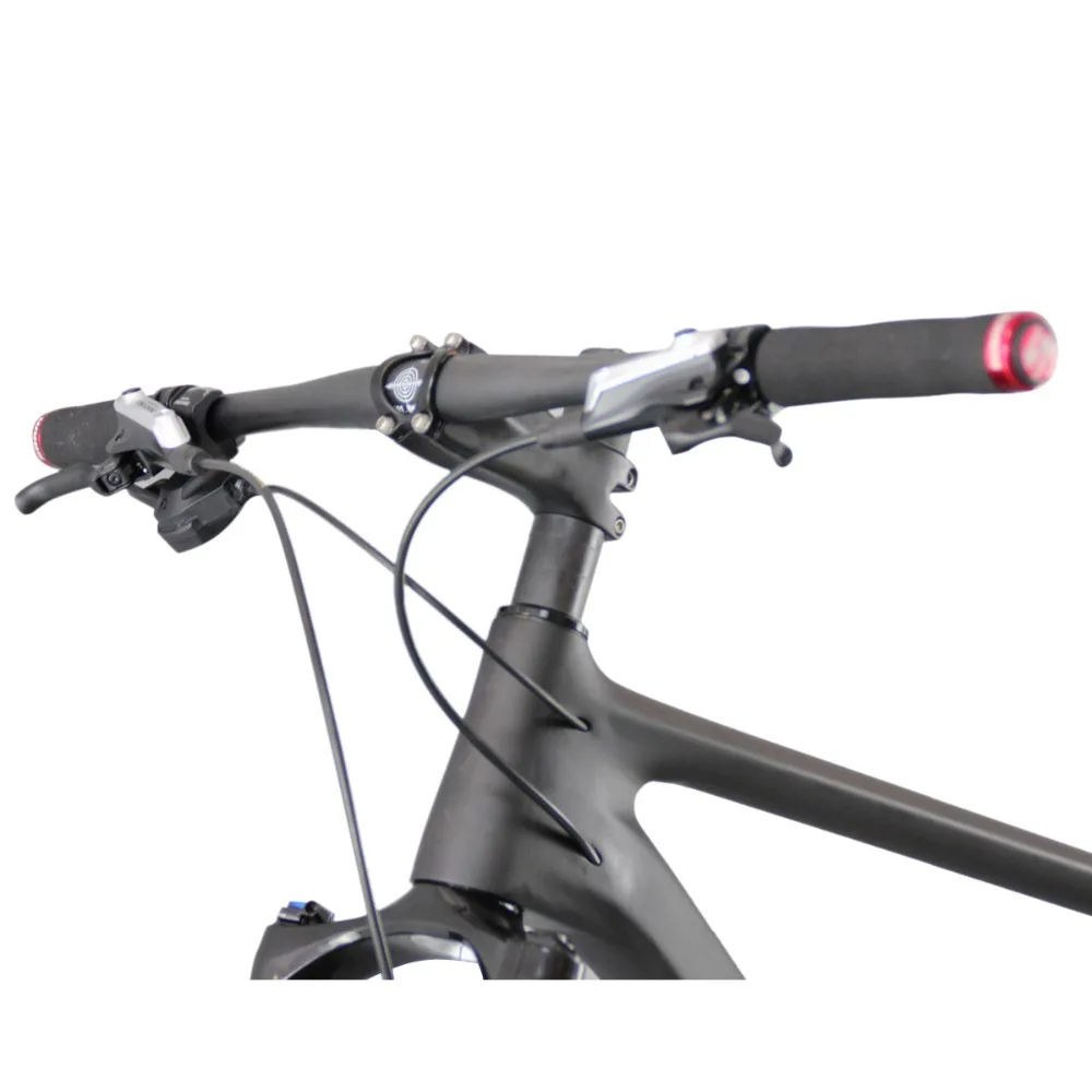 2020 ICAN carbon 4.8 inch max fat tire front/single suspension 10 speed snow bicycle Complete Fatty Bike