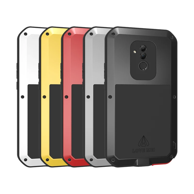 

Mate20 Lite Case LOVE MEI Powerful Metal Aluminum Case For Huawei Mate 20 Lite Case Shockproof Casing Lovemei Mate 20Lite