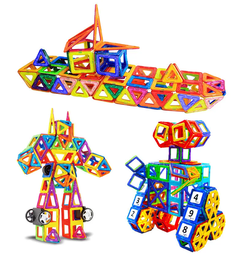Прямые поставки от производителя Детские Большие магнитные блоки головоломки Diy строительные блоки свободный кусок один магнит для детей