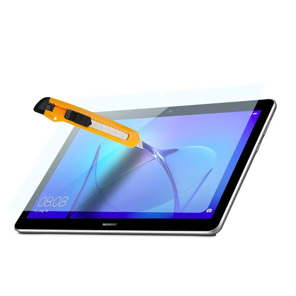 Чехол для Funda huawei Media Pad Mediapad T3 8 KOB-L09 KOB-W09 8,0 чехол для планшета s подставка складной чехол-книжка Litchi из искусственной кожи Smart Cover - Цвет: Tempered Glass