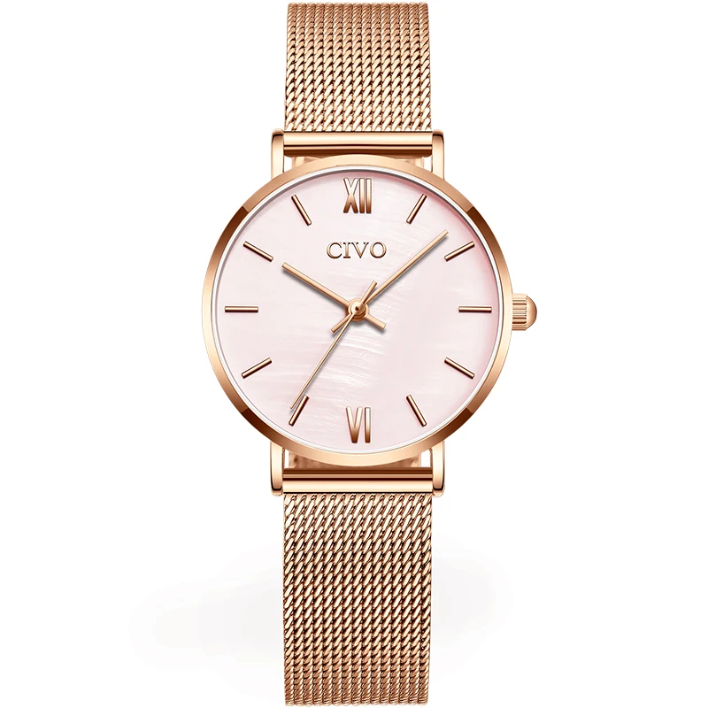 

CIVO Sport Luxury Watch Women Waterproof Luxury Top Brand Fashion Watches Quartz Fashion Clock Zegarek Damski Montre Femme 2019