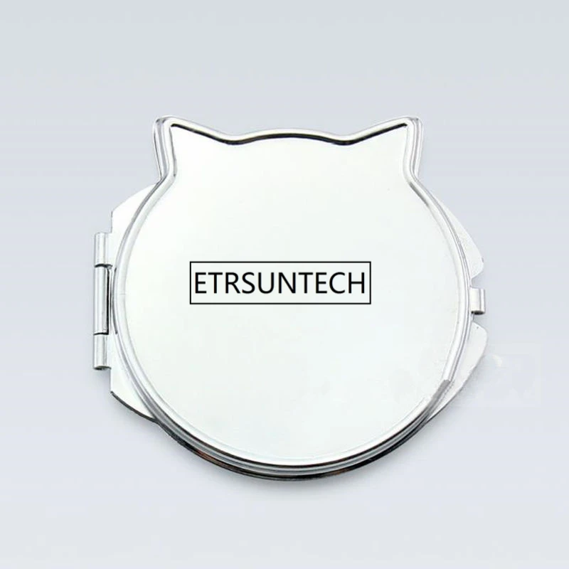 

Cute Cat Small Mirror Head Makeup Mirror Creative Cosmetic Compact Mirrors F1282