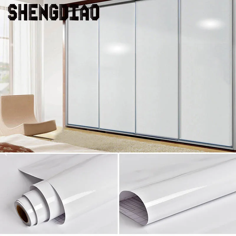 3M/5M/10M waterproof pvc imitation marble pattern stickers self-adhesive wallpaper window sill wardrobe cabinet table renovation