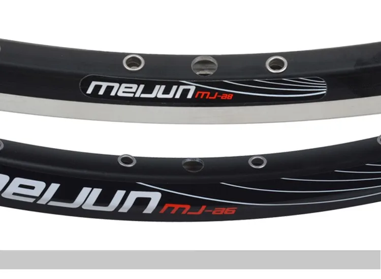 Sale MEIJUN 26-inch mountain bike double disc brakes V brake aluminum 32-hole 36-hole rims wheel rim 4