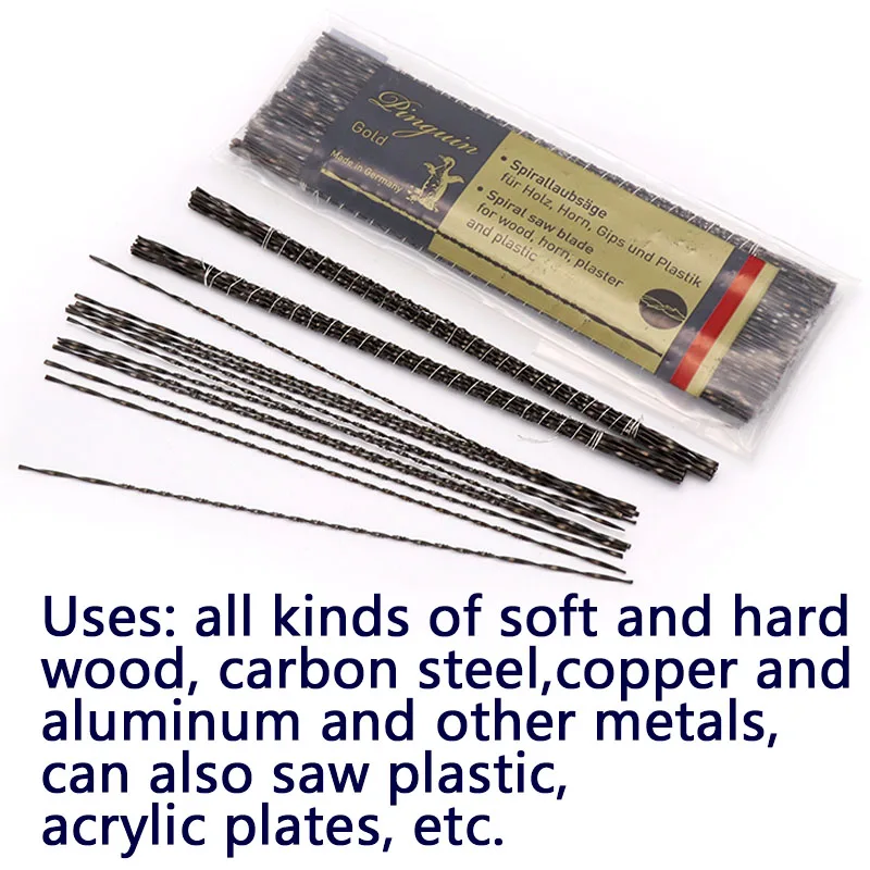 12pcs 130mm Scroll Jig Saw Blades Spiral Teeth 1#-8# Kinds Wood Saw Blades Steel Wire Metal Cutting Hand Craft Tools For Carving 12pcs 130mm Scroll Jig Saw Blades Spiral Teeth 1#-8# Kinds Wood Saw Blades Steel Wire Metal Cutting Hand Craft Tools For Carving