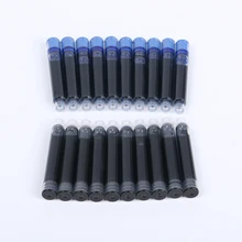 5 sztuk jednorazowe niebieski i czarny wieczne pióro wkłady wkłady długość wieczne pióro wkłady wkłady tanie tanio XueSheng CN (pochodzenie) Other 5 PCS Blak and Blue Fountain pen Ink