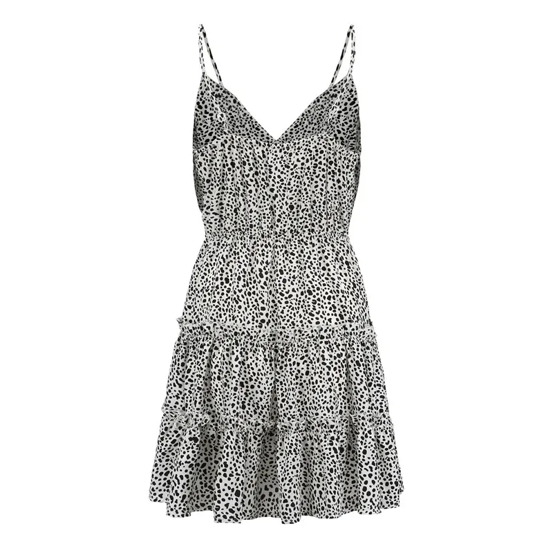 v neck print A-Line dress18