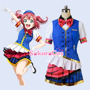

Kurosawa Ruby LoveLive!Sunshine!Aqours 9RD Happy Party Train Cosplay Costume Short B