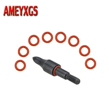 50/100 шт наконечники стрел замки-хомут с круглым воротником для мальчиков и девочек резиновые шайбы стрельба из лука Broadheads стрелы аксессуар