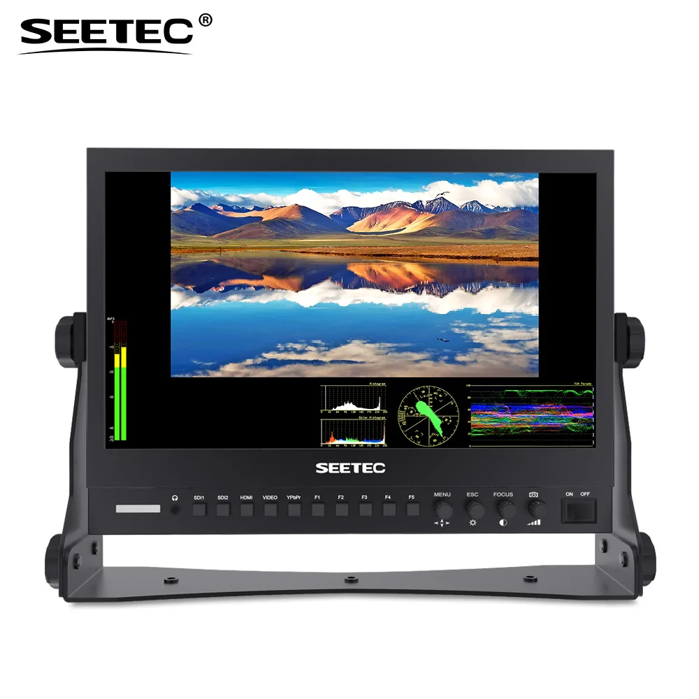 

SEETEC P133-9DSW 13.3" 3G-SDI/ HDMI Production Monitor with IPS FHD 1920x1080 Waveform Vector Scope Histogram
