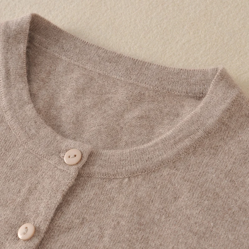 

Women Jackets 100% Cashmere Knitted Sweaters Ladies Jumpers O-Neck Winter New Soft Sweater 8Colors Standard Clothes