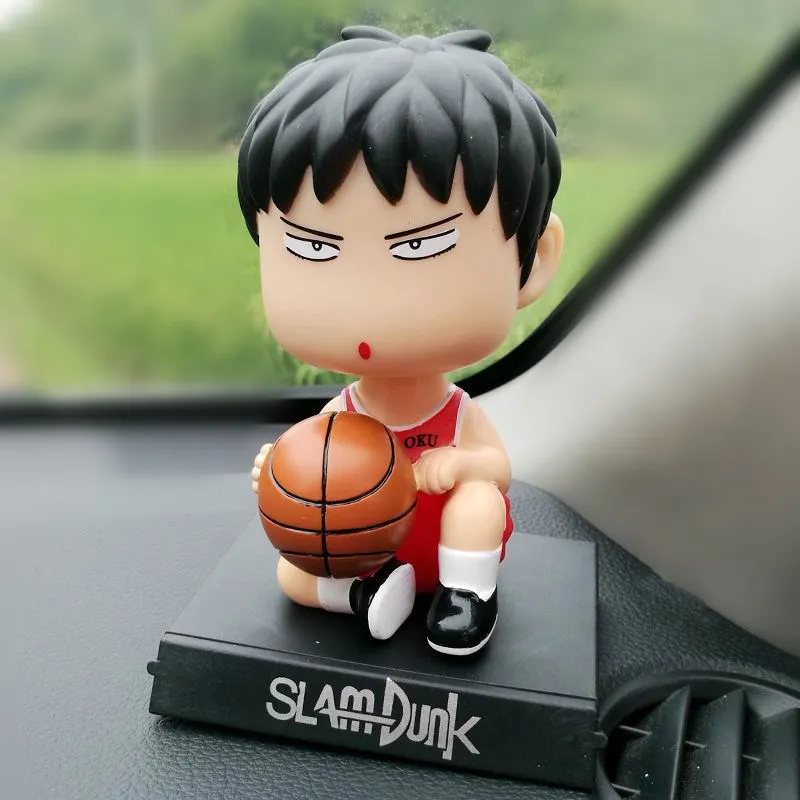 Игрушечный встряхиватель для автомобиля милые куклы Slam Dunk Sakuragi Hanamichi Rukawa Kaede японского аниме Стайлинг декоративная приборная панель игрушки