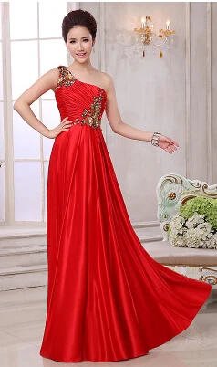 MW1415 Длинные вечерние платья Кружева vestido de festa longo шифон - Цвет: RED