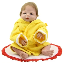 2016 HOT Sale NPK 23 Inch Reborn Baby Doll Lifelike Full Body Silicone Newborn Dolls Kids Birthday Xmas Gifts Free Pacifier