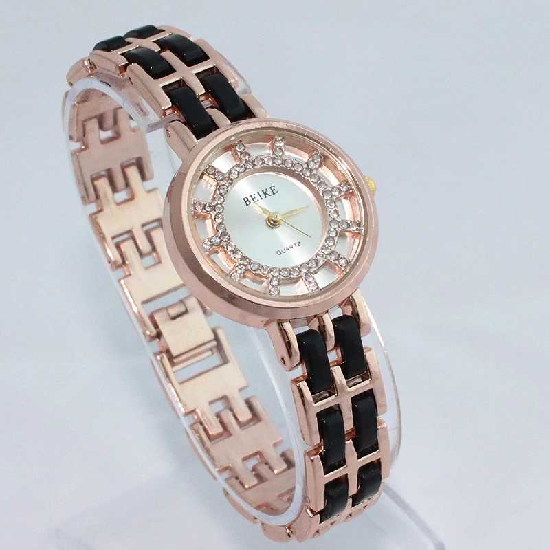 7pcs/Lot, Lot of Women Bracelet Watch Golden Watches Small Dial Quartz Watch Popular Wristwatch female ladies elegant watches