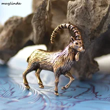 

muylinda Antelope Animal Brooch Vintage Metal Brooch Pins Women Men Costume pin Sweater Brooches Jewelry