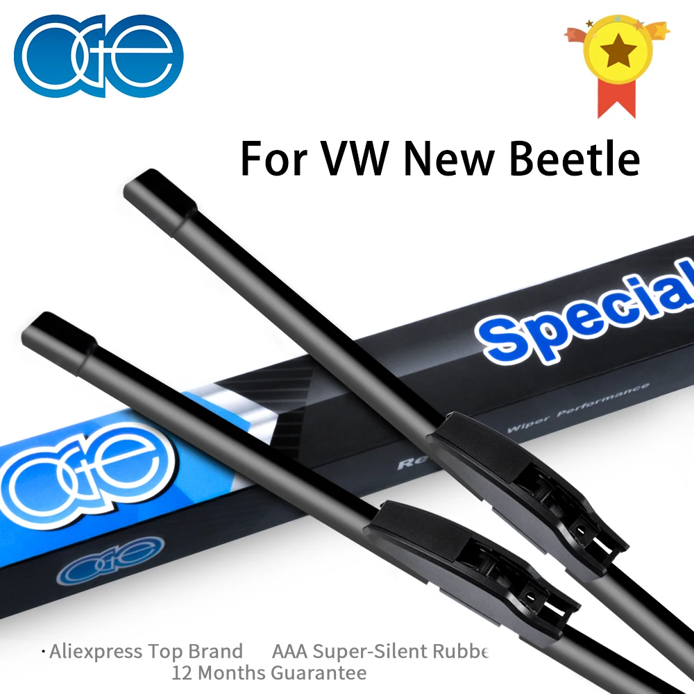 

OGE Front Wiper Blades For Volkswagen New Beetle 1998-2018 Windscreen Windshield Rubber Car Auto Accessories