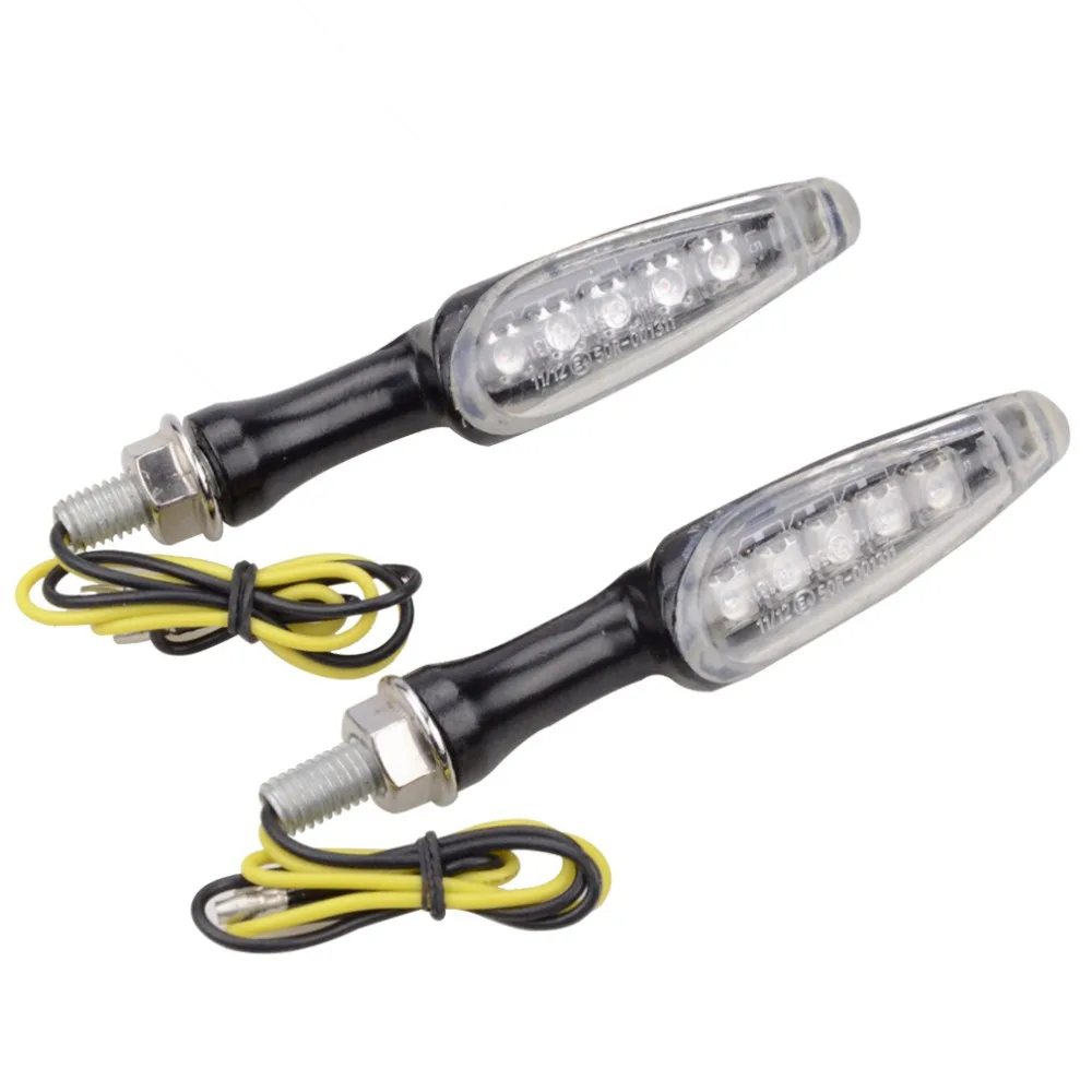 

GOOFIT Universal Motorcycle Black LED Indicator Turn Signal light Bulb for Bicycle Scooter ATV J065-831