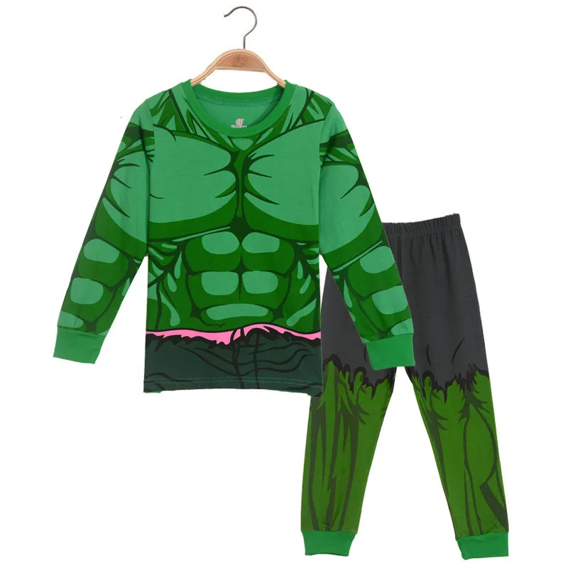 Incredible Hulk/пижамы костюм с топом и штанами детские пижамы героями мультфильмов