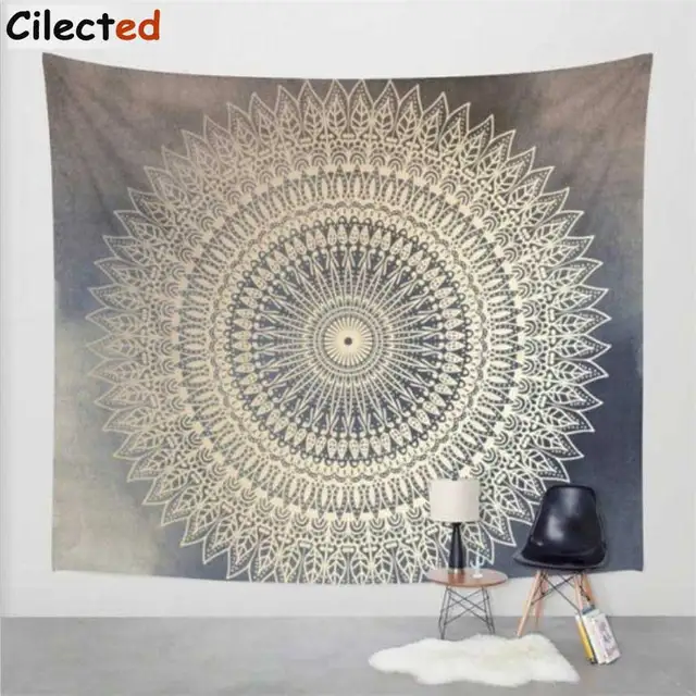 cilected indian wall decor hippie tapestries boho psychedelic wall sheet tapestries