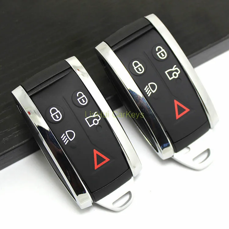 10 шт. PINECONE для ключа оболочки JAGUAR XF XK XKR X-Тип S-Тип Remote Key 5 кнопки ключ чехол с Uncut