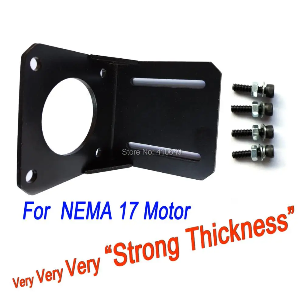 

THICK AND STRONG! Bracket for NEMA 17 Stepper Motor Bolts for free Universal Application Bracket for Step Motor Mount of Stepper