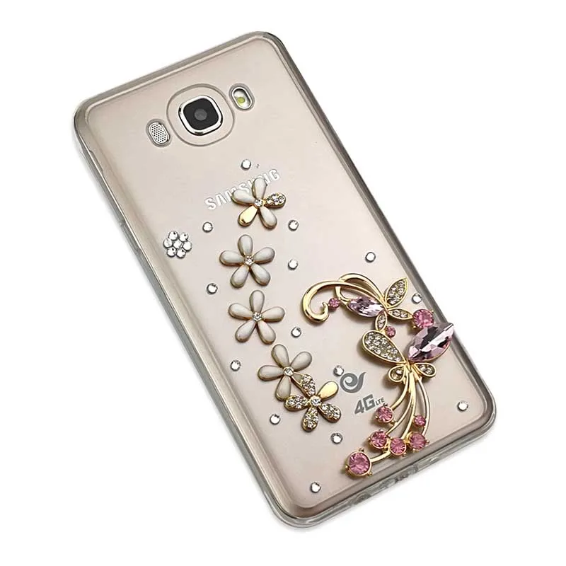 Женские аксессуары для Samsung Galaxy J5 2017 чехол роскошные чехлы со стразами Pro