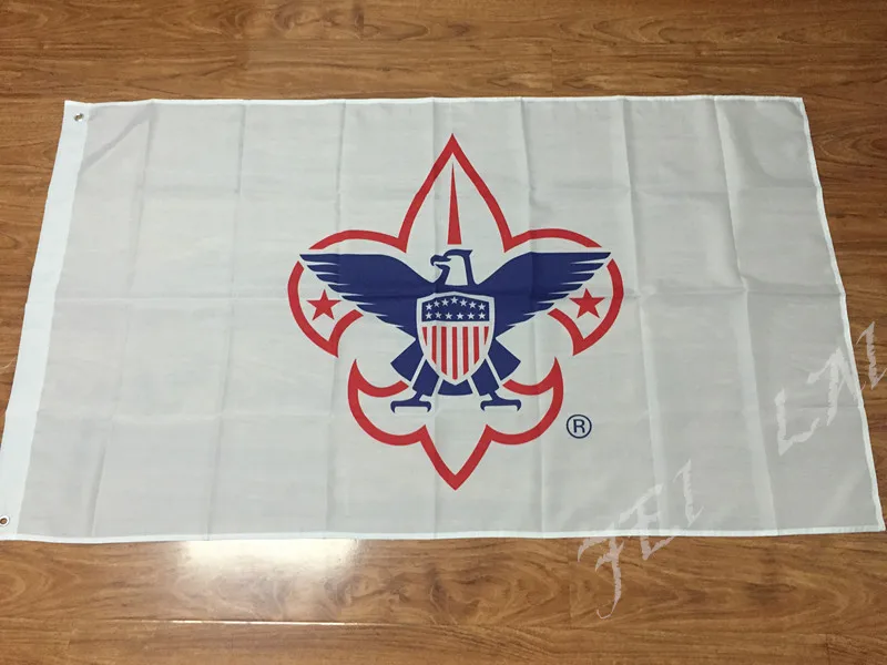 3x5ft High quality BSA The Boy Scouts of America flag Camp decorative banner custom flag Digital